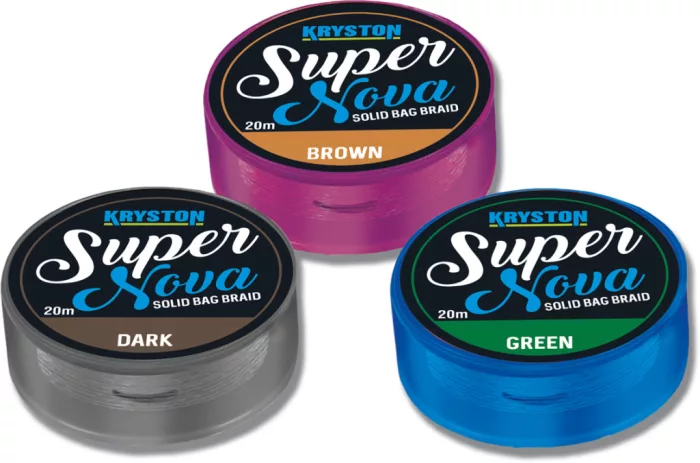 KRISTON Super Nova Solid Bag Braid 25Lb 20m Dark Silt