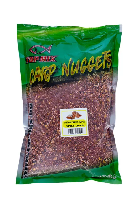 TOP MIX CARP NUGGETS etetőanyag - Fűszeres Máj