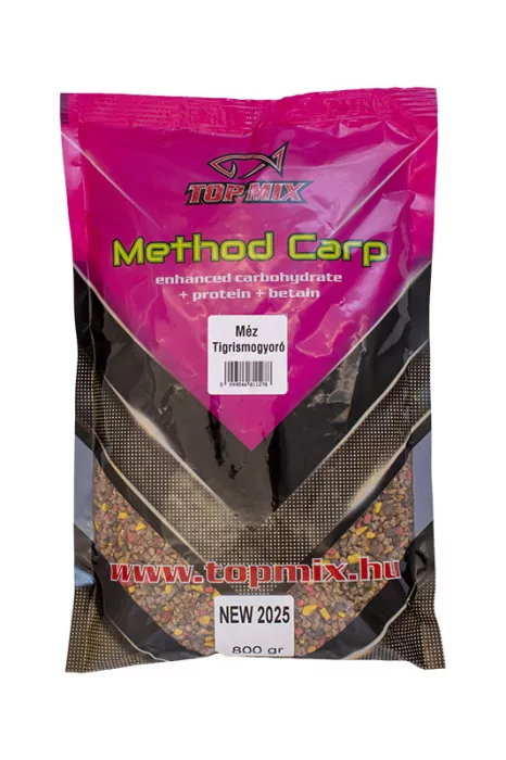 TOP MIX Method Carp etetőanyag - Méz - Tigrismogyoró