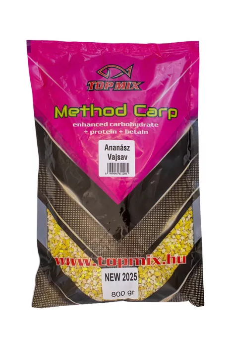 TOP MIX Method Carp etetőanyag - Ananász - Vajsav