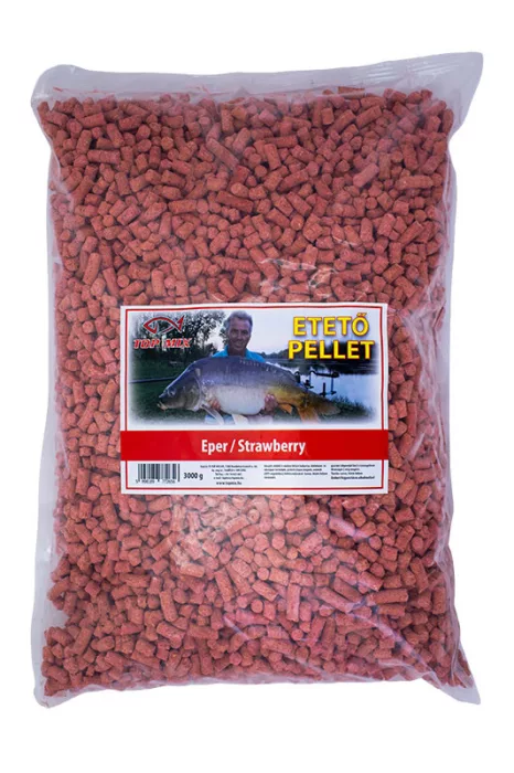 TOP MIX Etető pellet 3kg - Eper