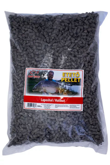 TOP MIX Etető pellet 3kg - Halibut