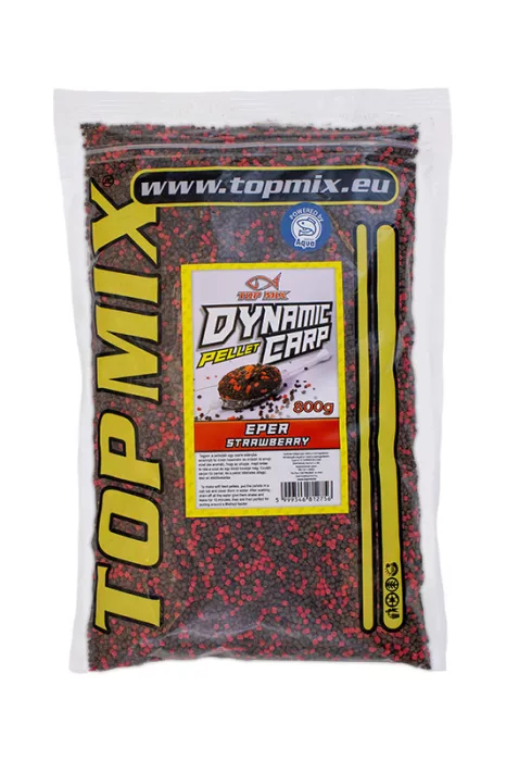 TOP MIX Dynamic Carp etető pellet,  Eper