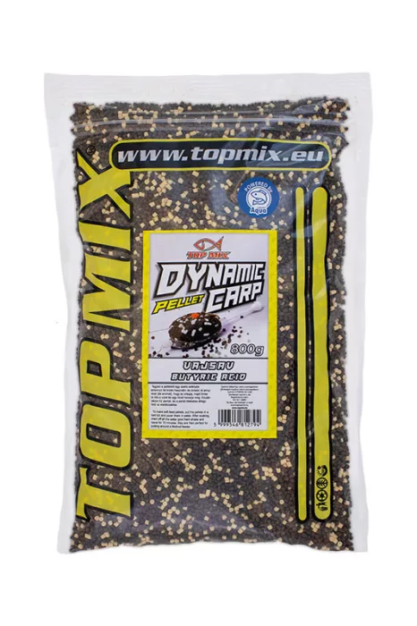 TOP MIX Dynamic Carp etető pellet,  Vajsav