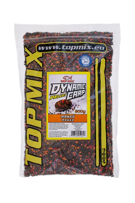 TOP MIX Dynamic Carp etető pellet, Mangó