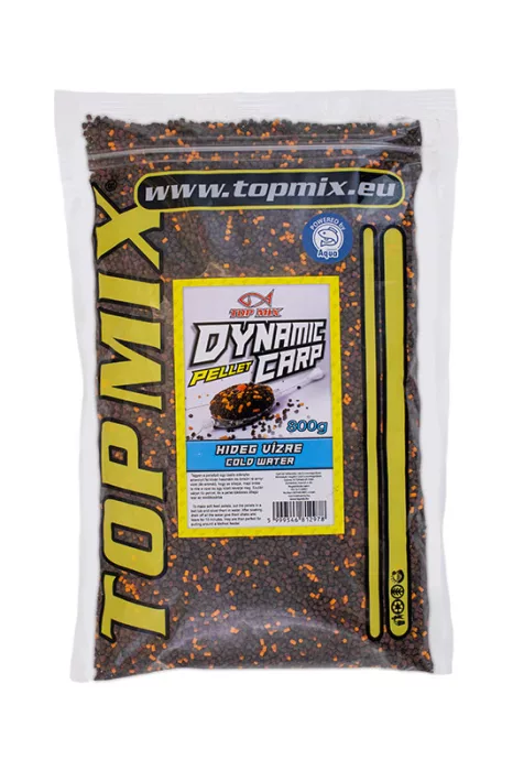 TOP MIX Dynamic Carp etető pellet, Hidegvíz
