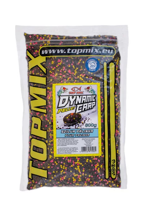 TOP MIX Dynamic Carp etető pellet, Szilva pálinka