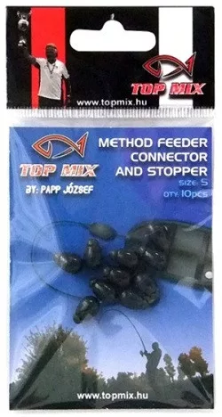 TOP MIX Method Feeder gyorskapocs, army green "S