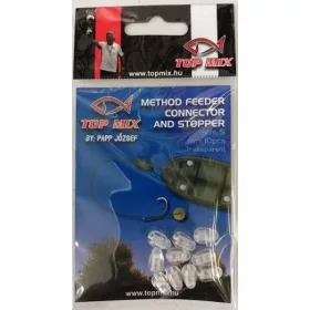 TOP MIX Method Feeder gyorskapocs, fluo clear "S