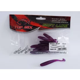 Top Mix Shiner Shad gumihal Purple Red 76 mm