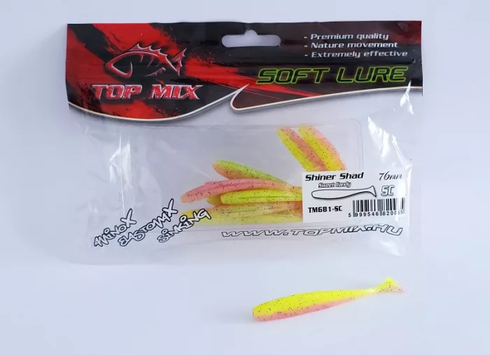 Top Mix Shiner Shad gumihal Sweet Candy 76 mm
