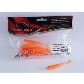 Top Mix Shiner Shad gumihal Sunny Orange 76 mm