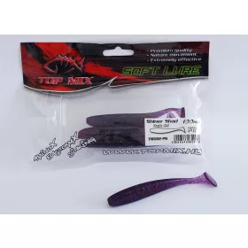 Top Mix Shiner Shad gumihal Purple Red 100 mm