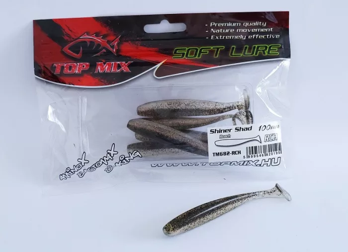 Top Mix Shiner Shad gumihal Roach 100 mm