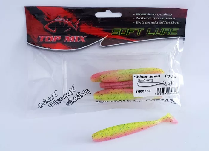 Top Mix Shiner Shad gumihal Sweet Candy 100 mm