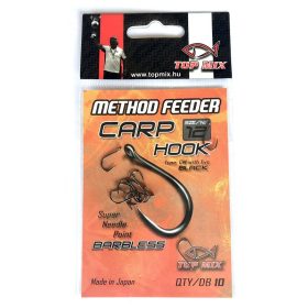 TOP MIX Method Feeder Carp Hook horog Barbless #14