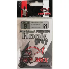 TOP MIX Method Feeder horog #8 fekete