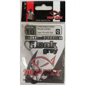 TOP MIX Method Feeder horog #10 fekete
