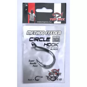 TOP MIX Method Feeder Circle Hook horog #10