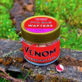   Feedermánia Venom PVA Bag Wafters - Strawberry Ice Cream 8mm