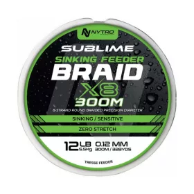 NYTRO SUBLIME X8 SINKING FEEDERBRAID 0,08 300M