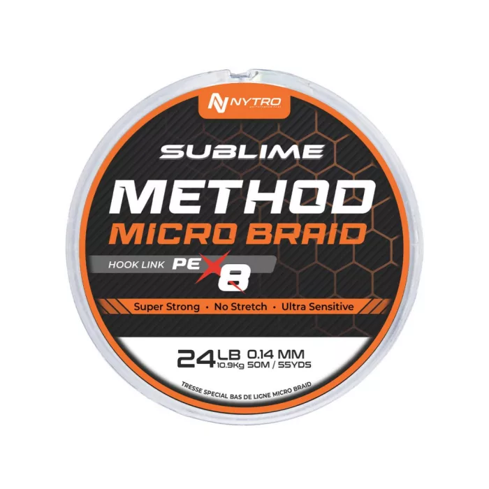NYTRO SUBLIME PE-X8 METHOD FONOTT ELŐKEZSINÓR 50M 0,14MM