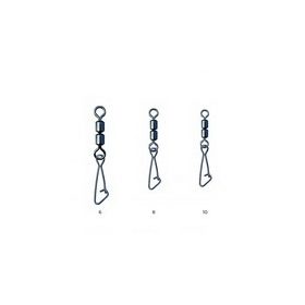 NYTRO CONNEX DOUBLE FEEDER SWIVEL WITH HOOKED SNAP 10