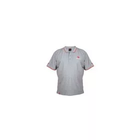 NYTRO LIGHT MARL GREY POLO SHIRT M