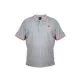 NYTRO LIGHT MARL GREY POLO SHIRT L