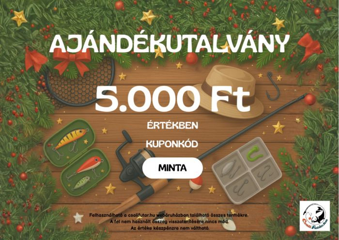 Csalifutár karácsonyi Ajándékutalvány többféle értékben