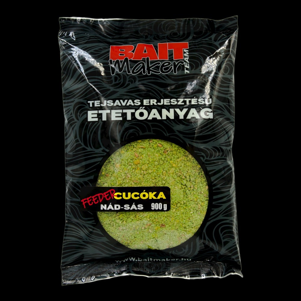 Bait Maker Tejsavas erjesztésű etetőanyag Feeder Cucóka Nád-Sás 900 g 