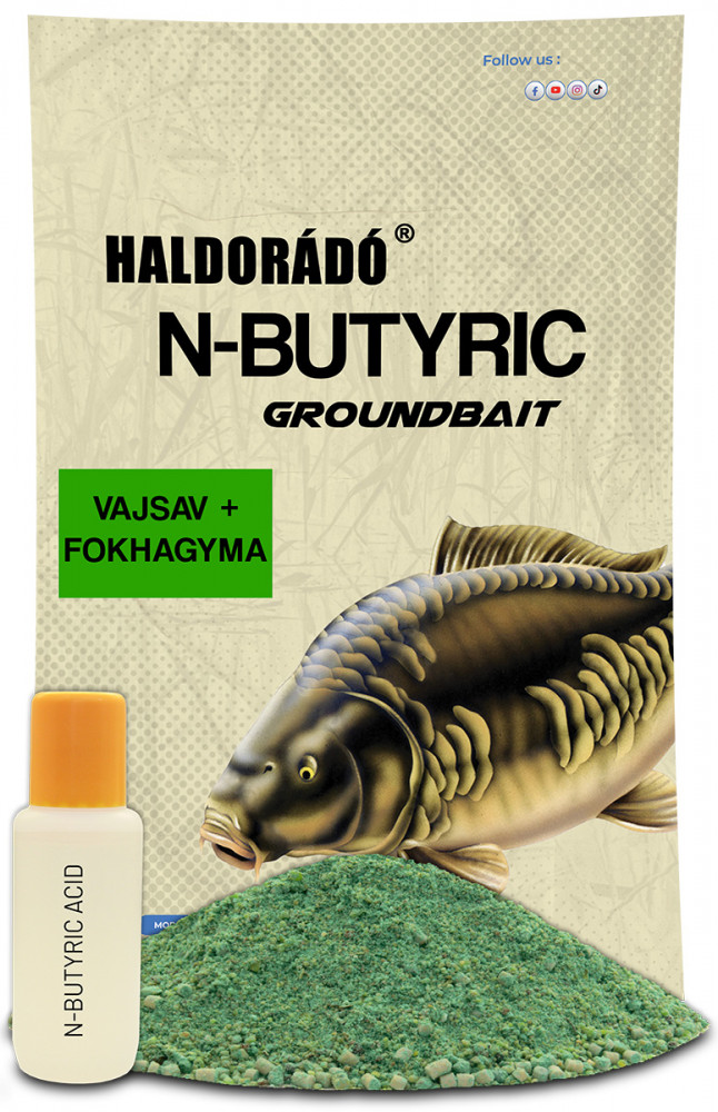 HALDORÁDÓ N-Butyric Groundbait - Vajsav + Fokhagyma 800 g