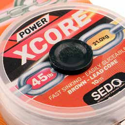 Power Xcore Lead-core Camo Brown 45lbs 10m