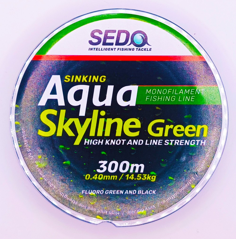 Aqua Skyline Green 300m 0.25mm 6.45kg